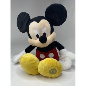 Authentic Disney Store Exclusive 18" Mickey Mouse Plush Doll (CLEAN) - Emborder